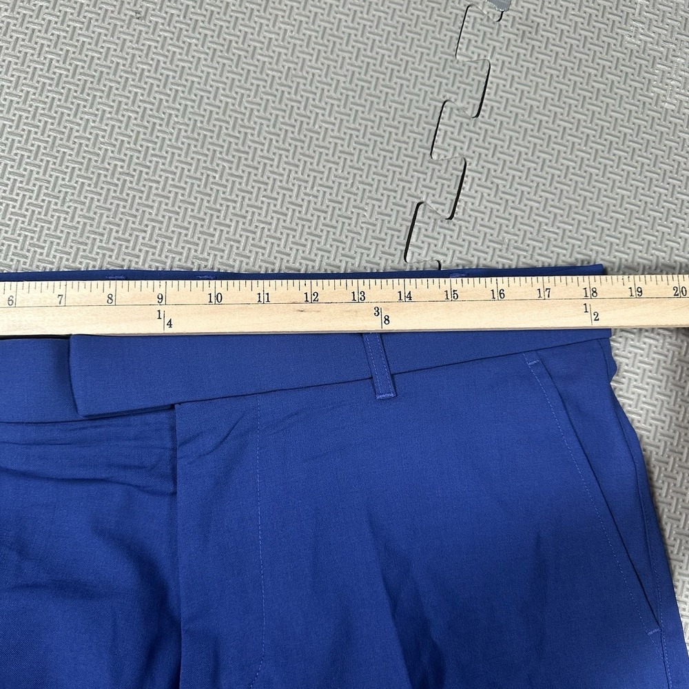 Greyson Golf Pants Trousers Serrano 36x32 Performance Blue Wool Spandex $228 EUC - Picture 9 of 13